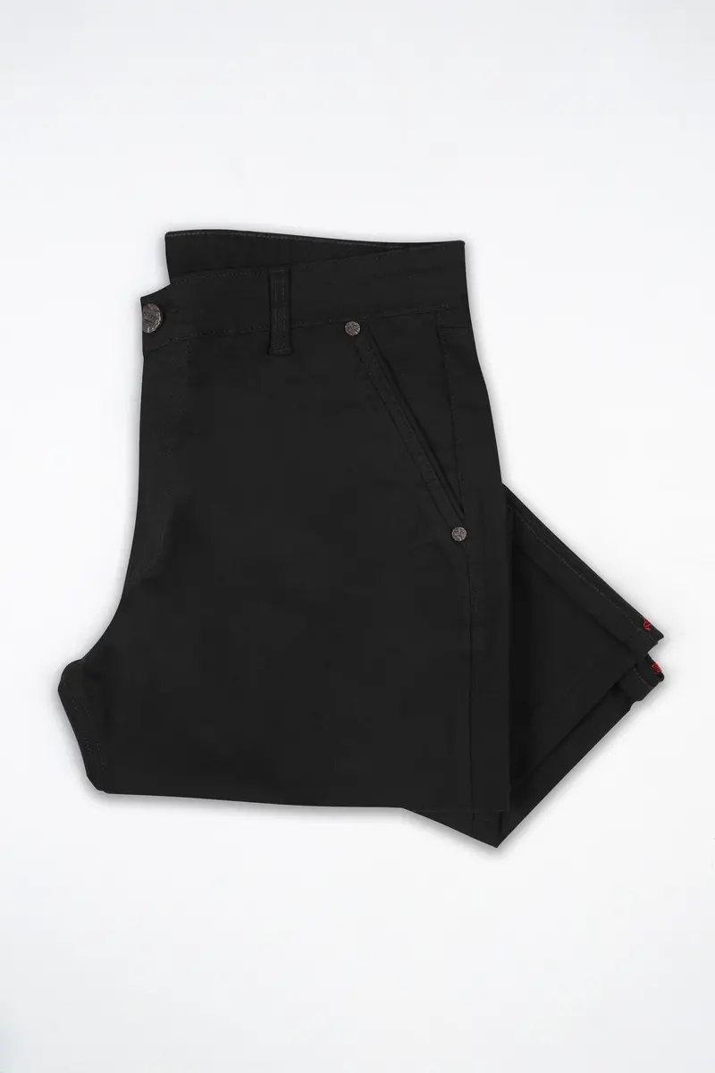 Jade Black Rinse Wash Mildly Distressed Stretchable Denim 6