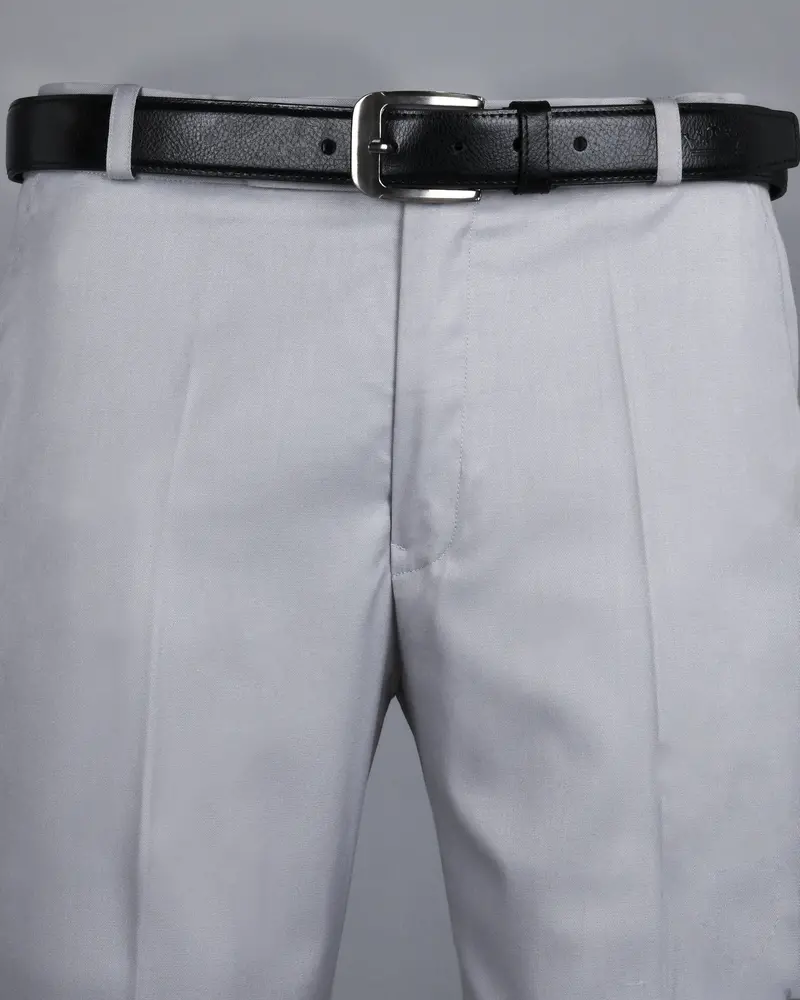 Jade Black Slight Textured Vegan Leather Handcrafted Belt 6