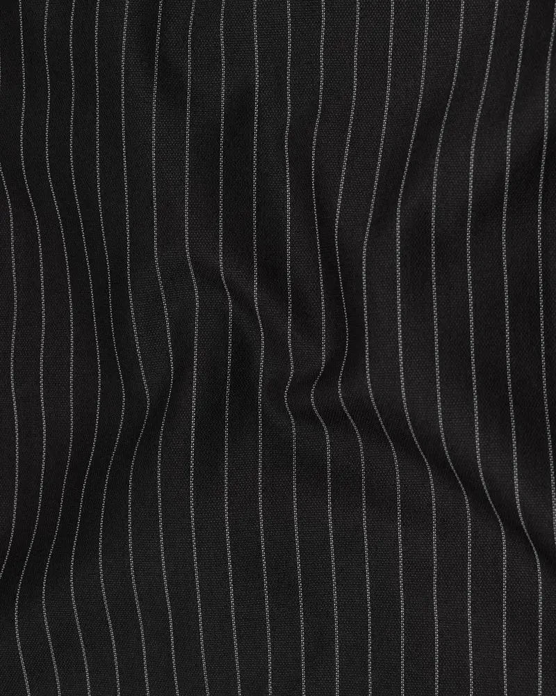 Jade Black Striped Waistcoat 3