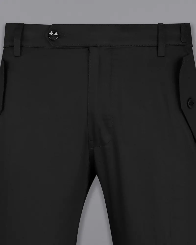 Jade Black Super Soft Premium Cotton Cargo Pant 7