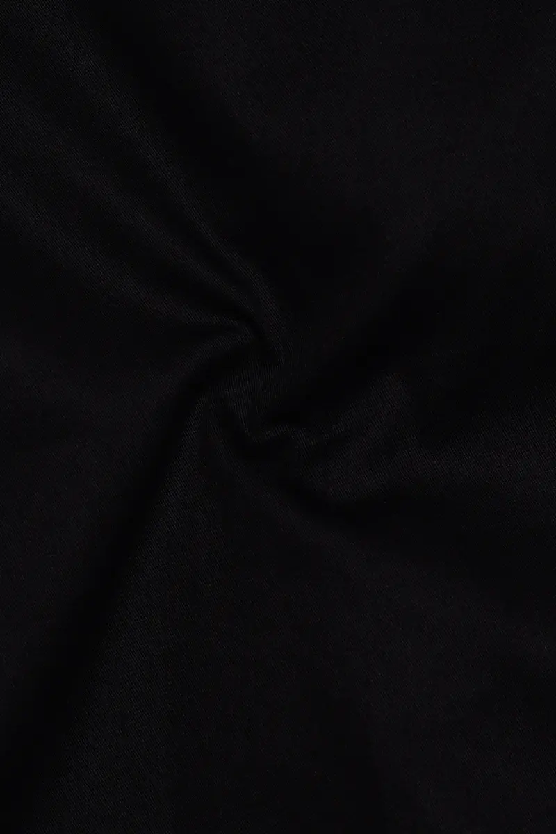 Jade Black Super Soft Premium Cotton Collarless Kurta Shirt 3
