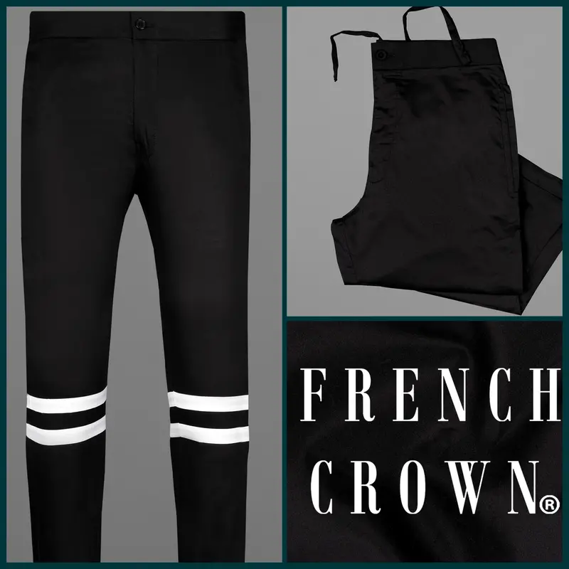 Jade Black Super Soft Premium Cotton Designer Lounge Pant 1