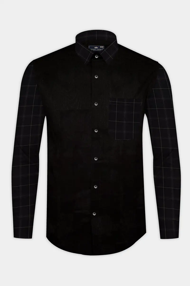 Jade Black Super Soft Premium Cotton Designer Shirt 2
