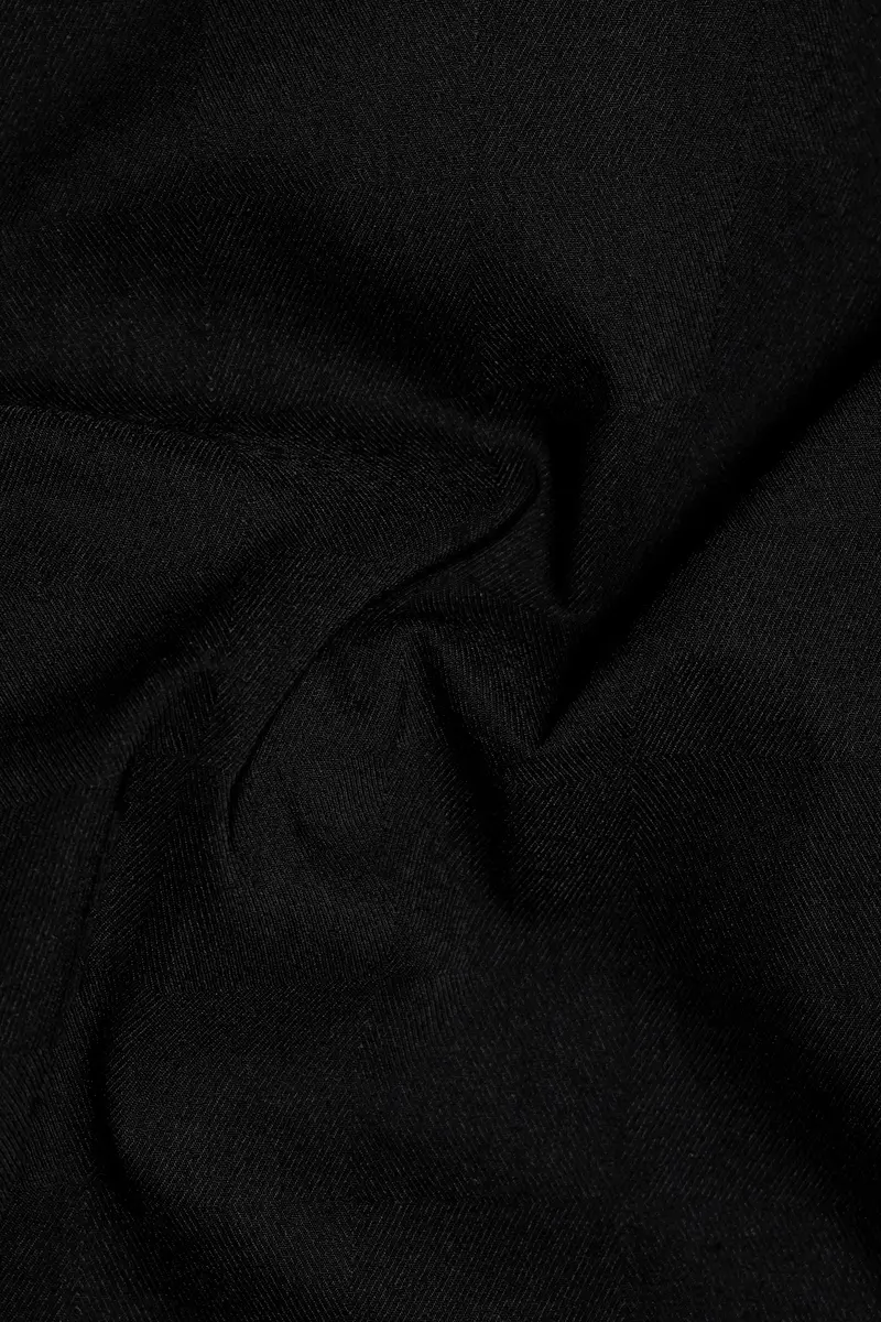 Jade Black Tuxedo Super Soft Giza Cotton Shirt 3