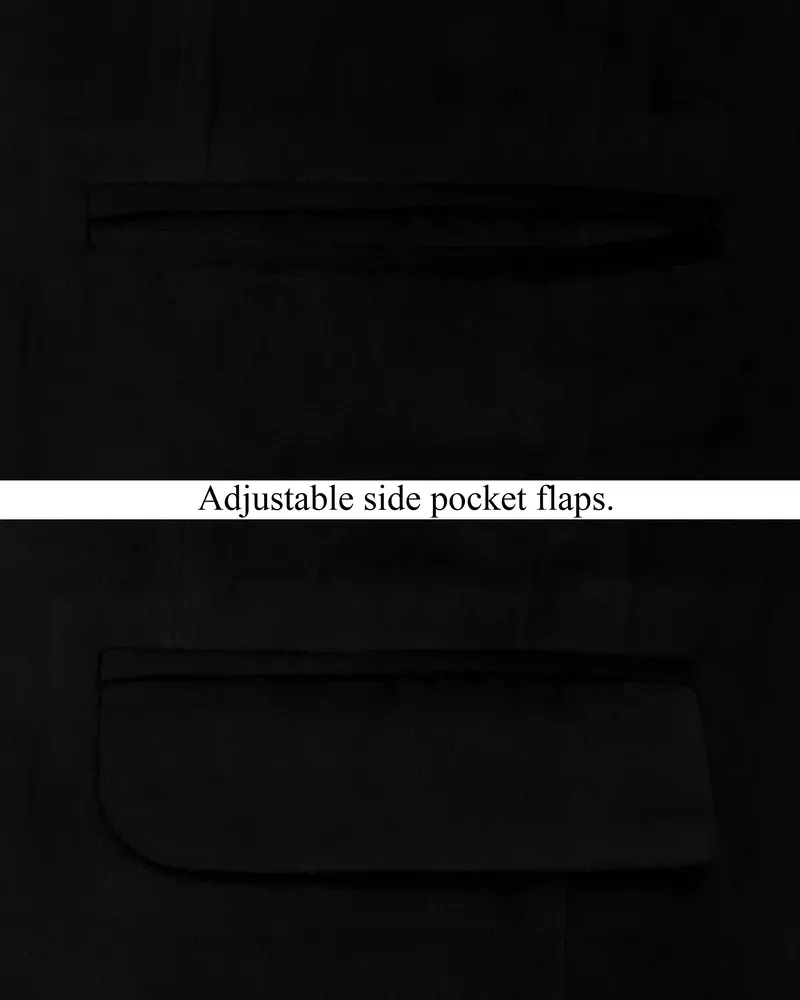 Jade Black Velvet Tuxedo Designer Blazer 5