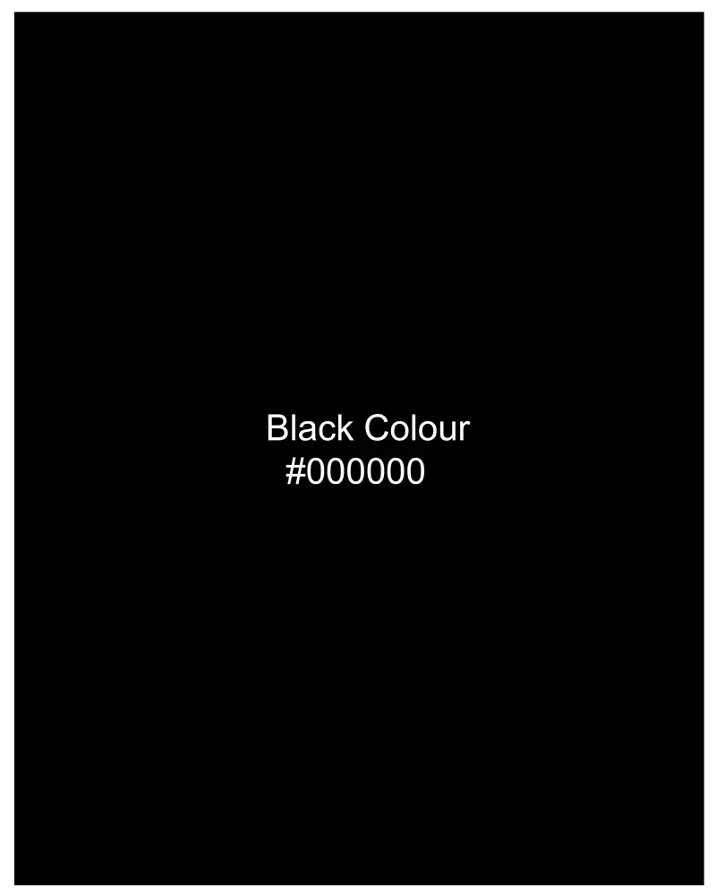Jade Black With Brown Trimmed Premium Cotton Shirt 8