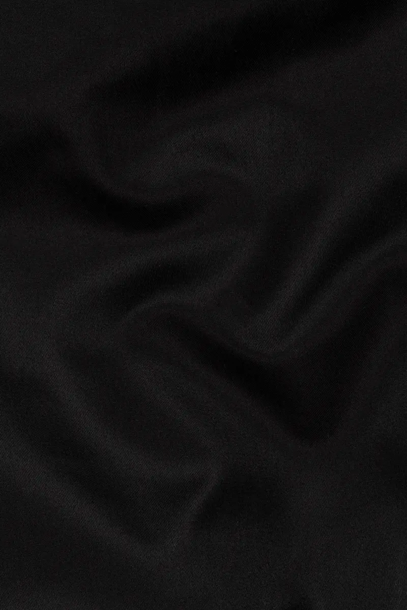 Jade Black With Funky Teddy Patch Work Premium Cotton Designer Shirt 2