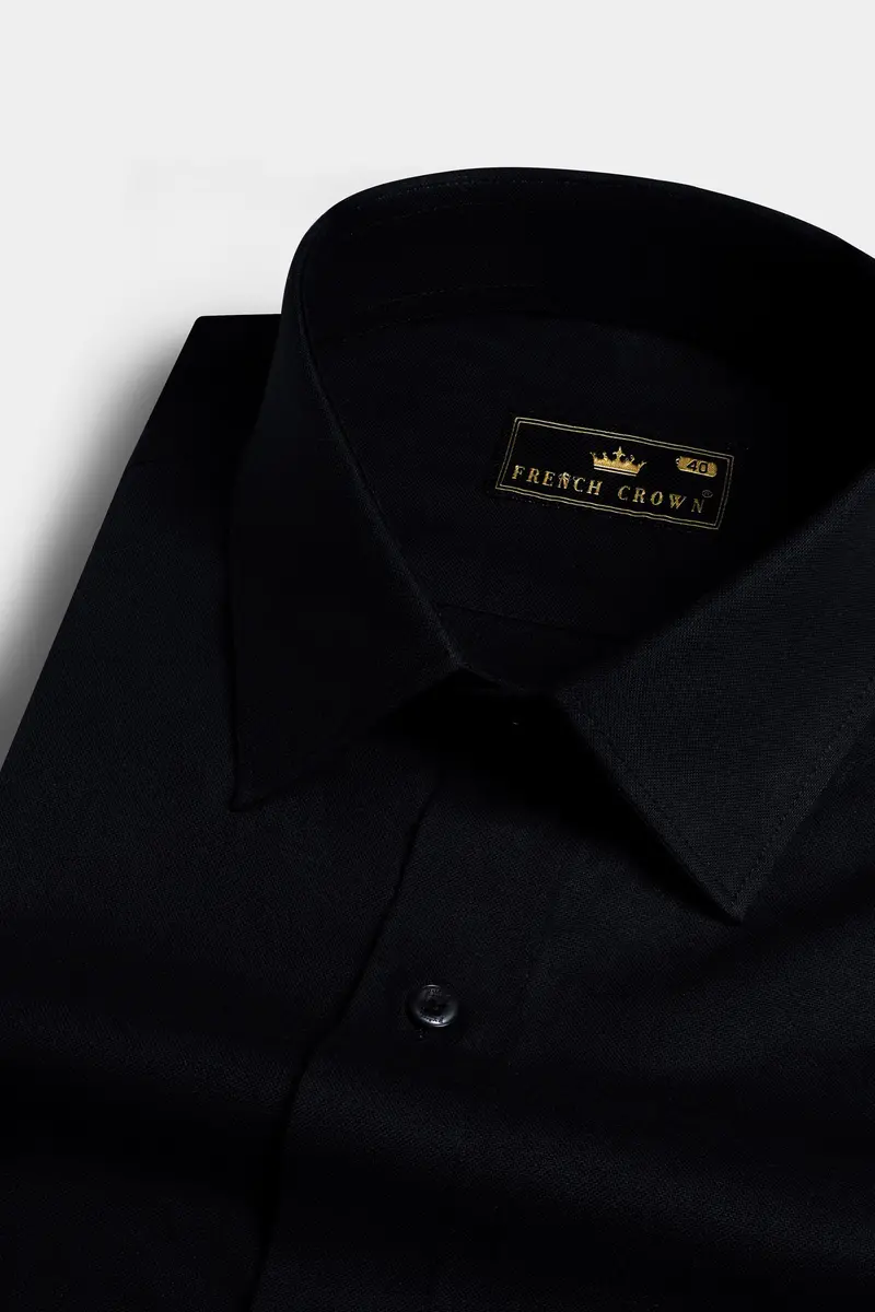 Jade Black With Gunsmoke Gray And Ferra Brown Striped Royal Oxford Shirt 4