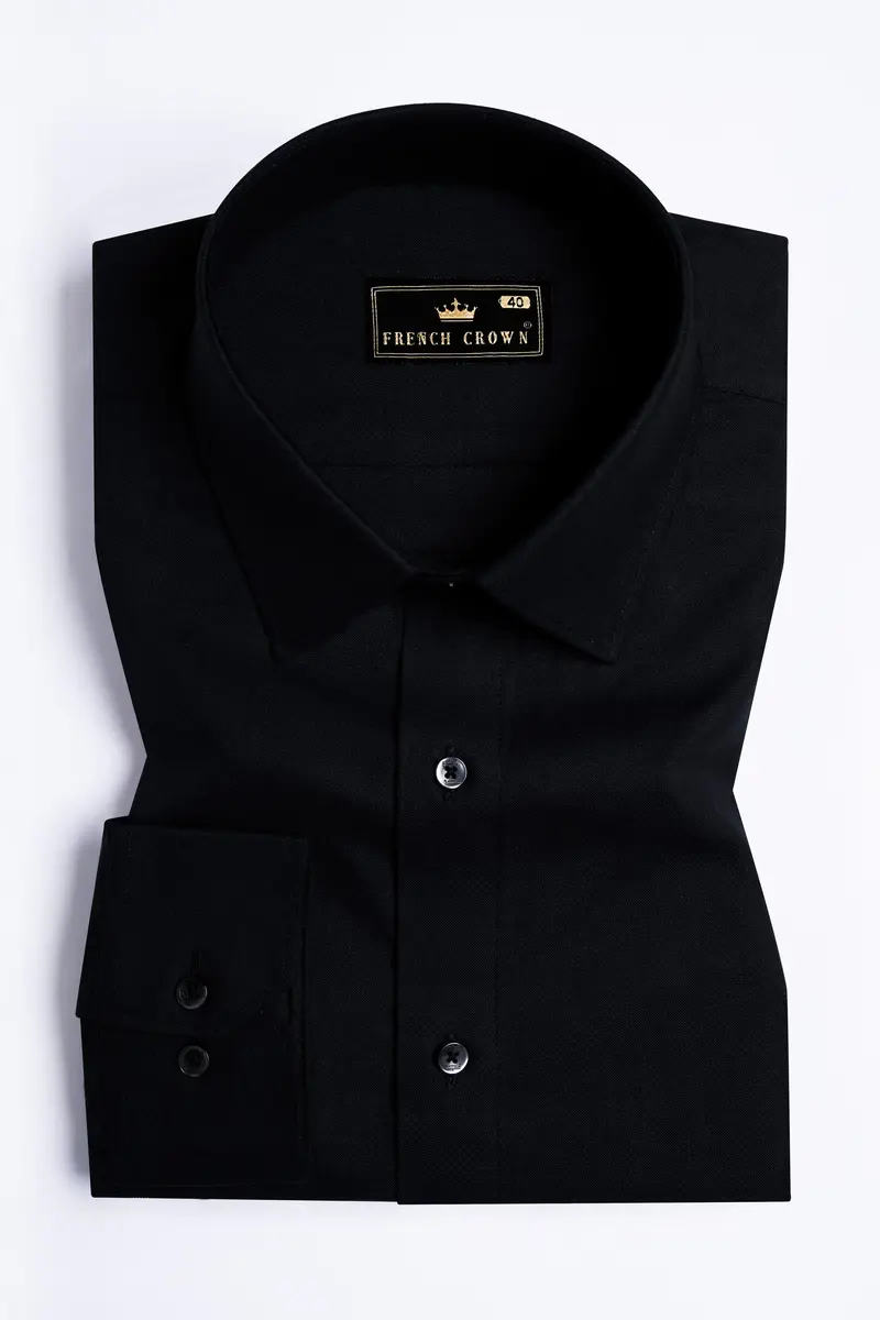 Jade Black With Gunsmoke Gray And Ferra Brown Striped Royal Oxford Shirt 5