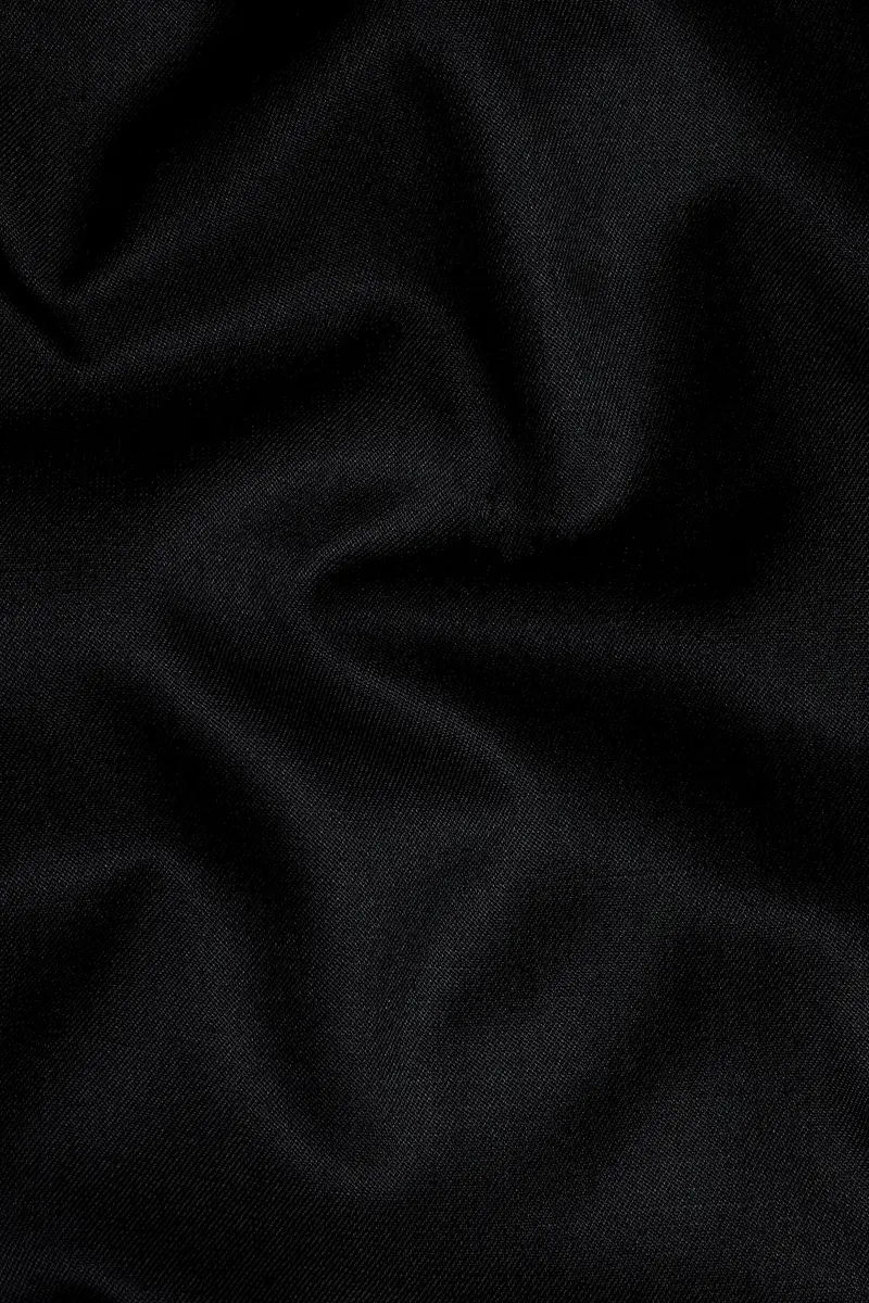 Jade Black Wool Rich Single Breasted Blazer 3