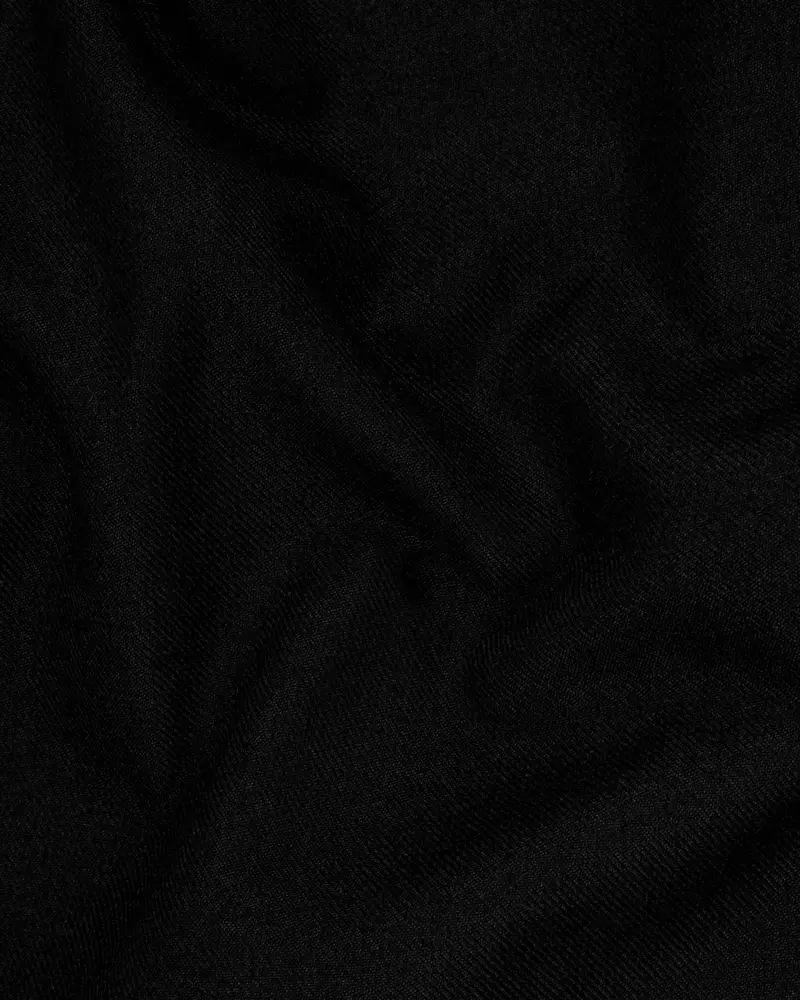 Jade Black Wool Rich Waistcoat 3