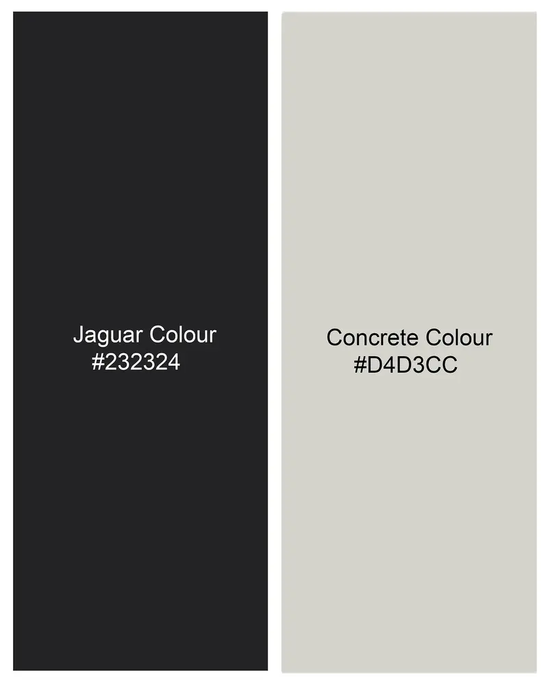 Jaguar Black With Concrete Gray Striped Pant 7