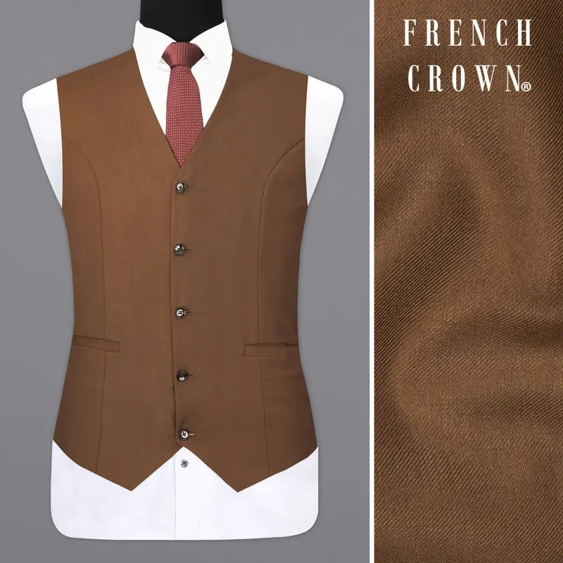 Jambalaya Brown Waistcoat 1