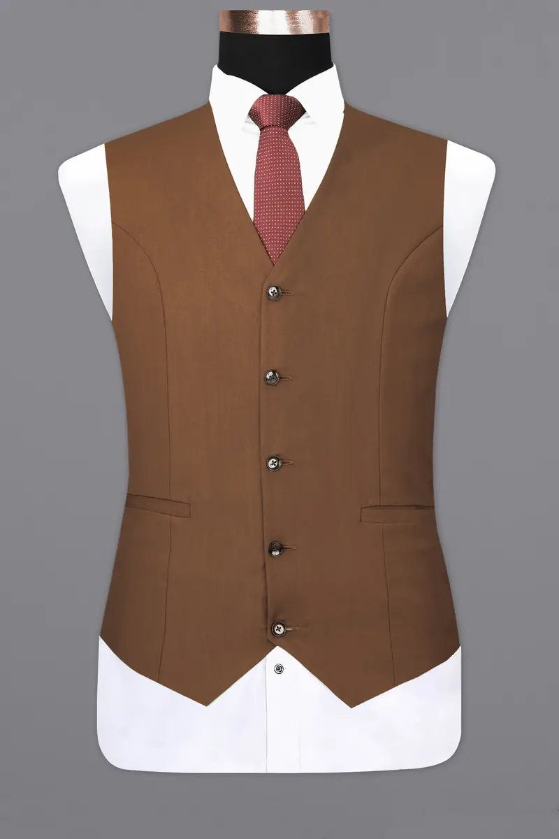 Jambalaya Brown Waistcoat 2