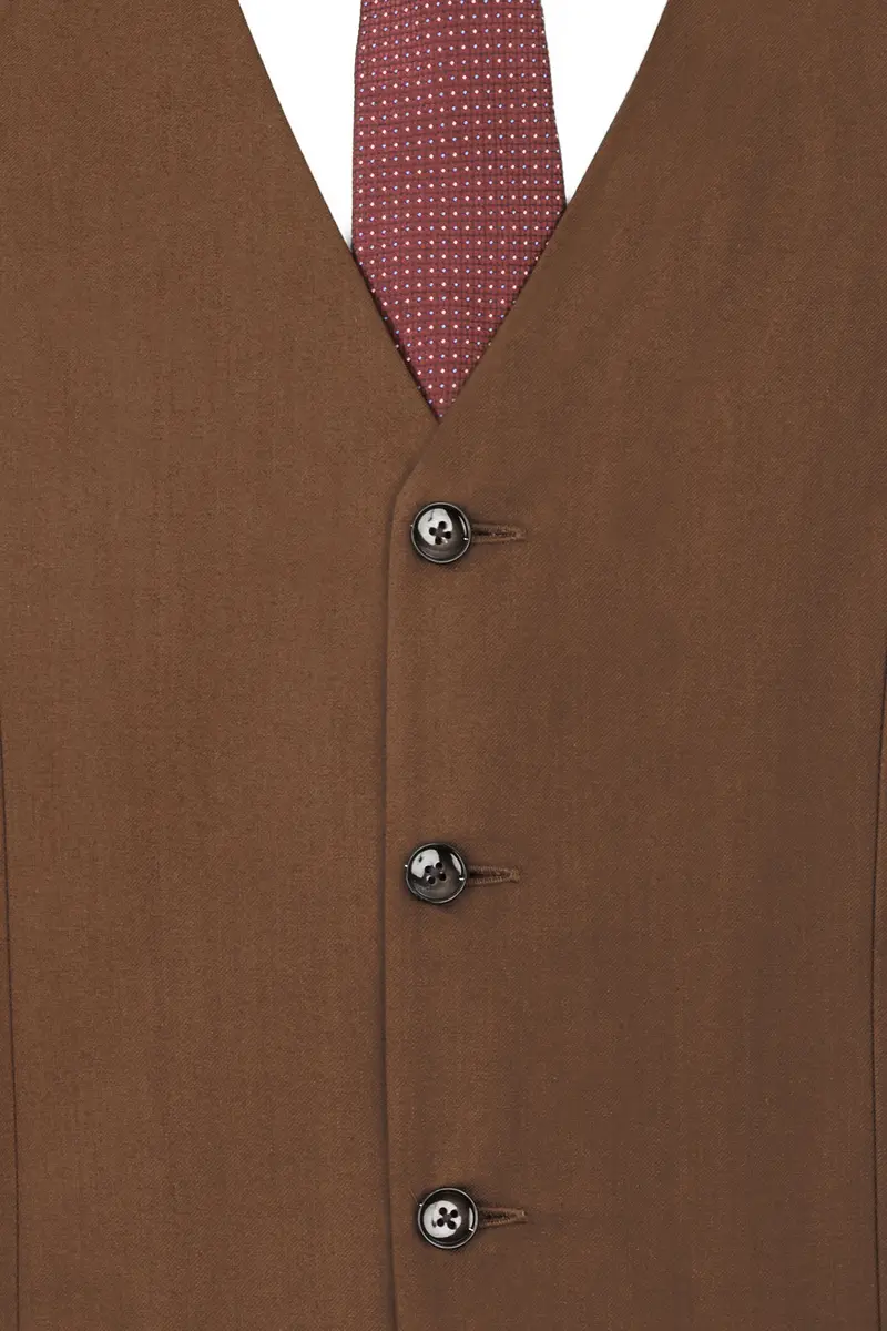 Jambalaya Brown Waistcoat 5