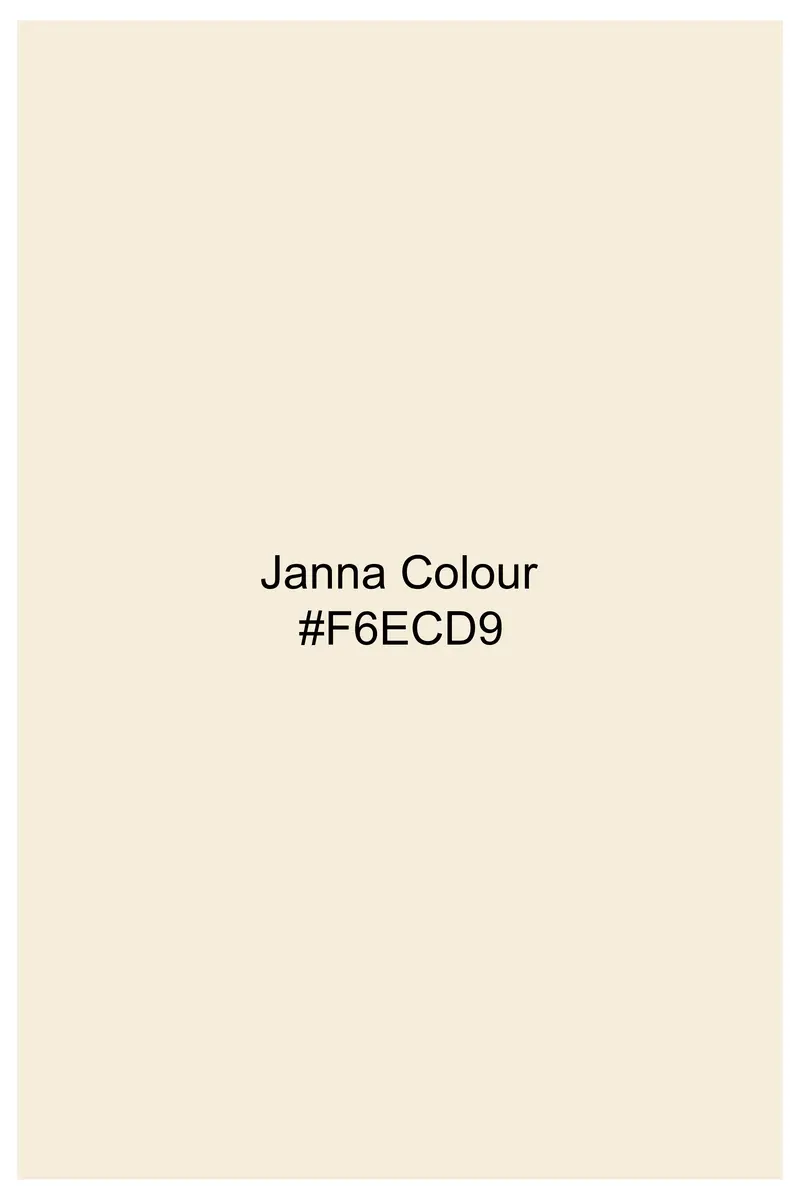 Janna Beige Subtle Sheen Viscose Kurta Set 9