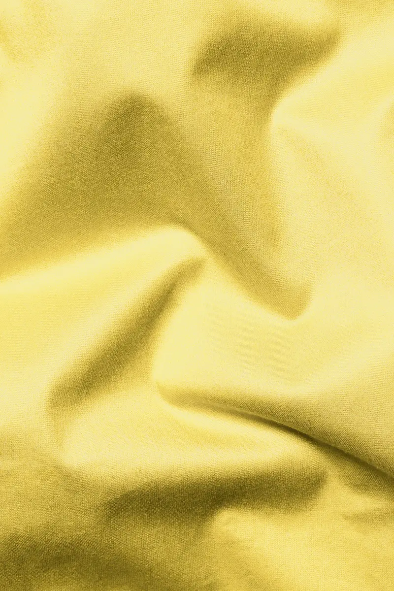 Jasmine Yellow Subtle Sheen Super Soft Premium Cotton Shirt 2