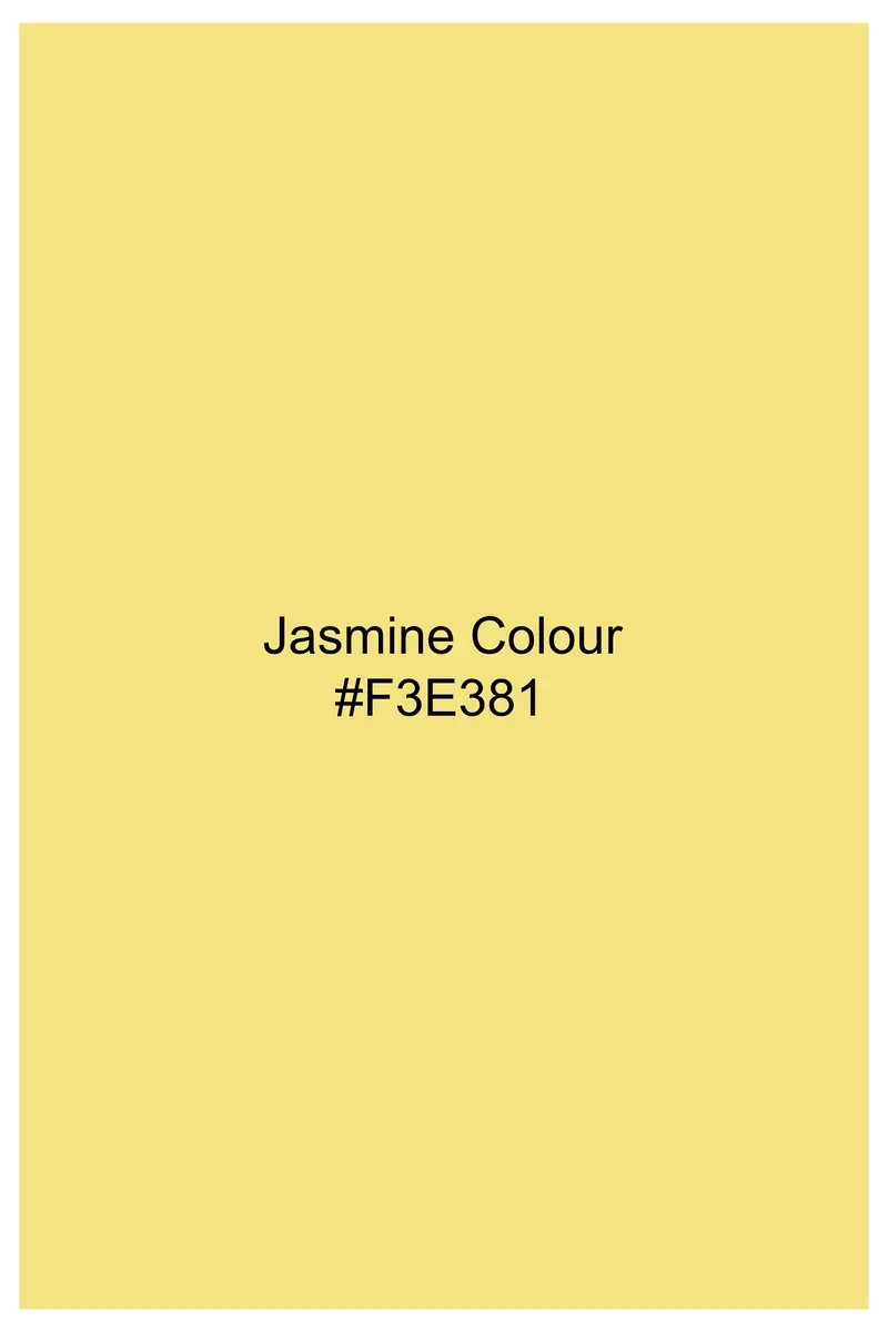 Jasmine Yellow Subtle Sheen Super Soft Premium Cotton Shirt 5