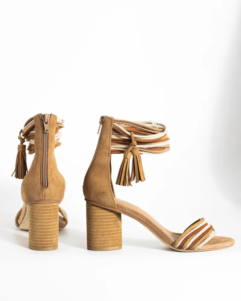 Jeffrey Campbell Pallas Tan Sandal Eu 37 - Pre-Loved 1
