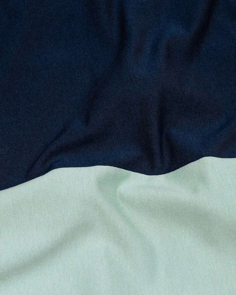 Jet Stream Green With Firefly Blue Premium Cotton Sweatshirt 3