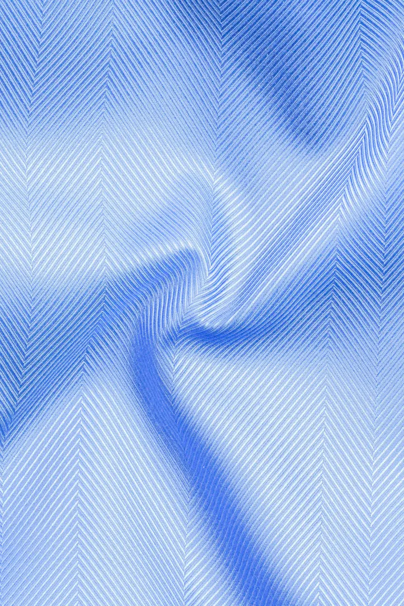 Jordy Blue Dobby Textured Premium Cotton Shirt 2