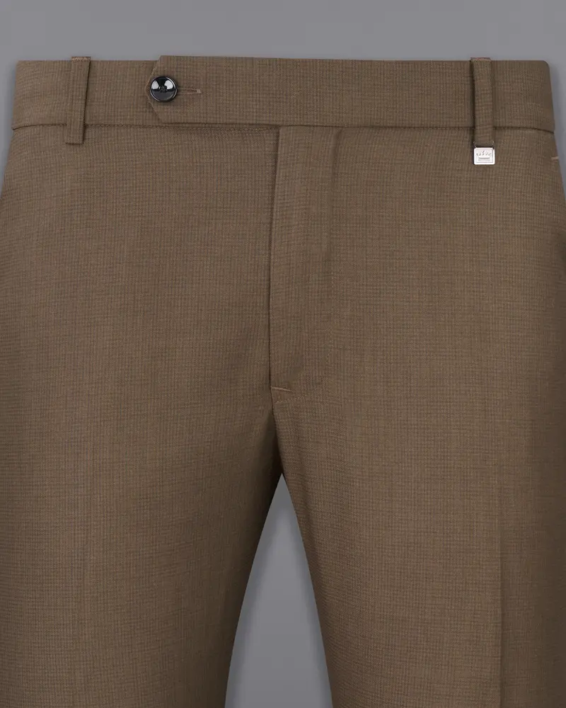 Judge Brown Cross Placket Bandhgala Suit 12