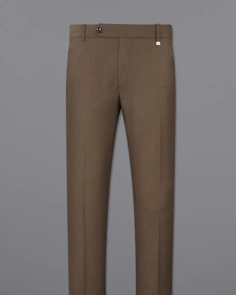 Judge Brown Cross Placket Bandhgala Suit 13