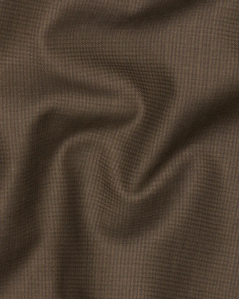 Judge Brown Cross Placket Bandhgala Suit 3