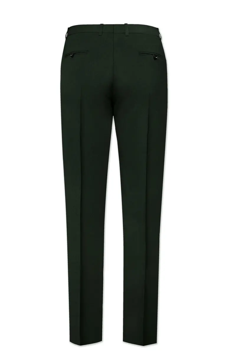 Juniper Green Subtle Sheen Trouser 5
