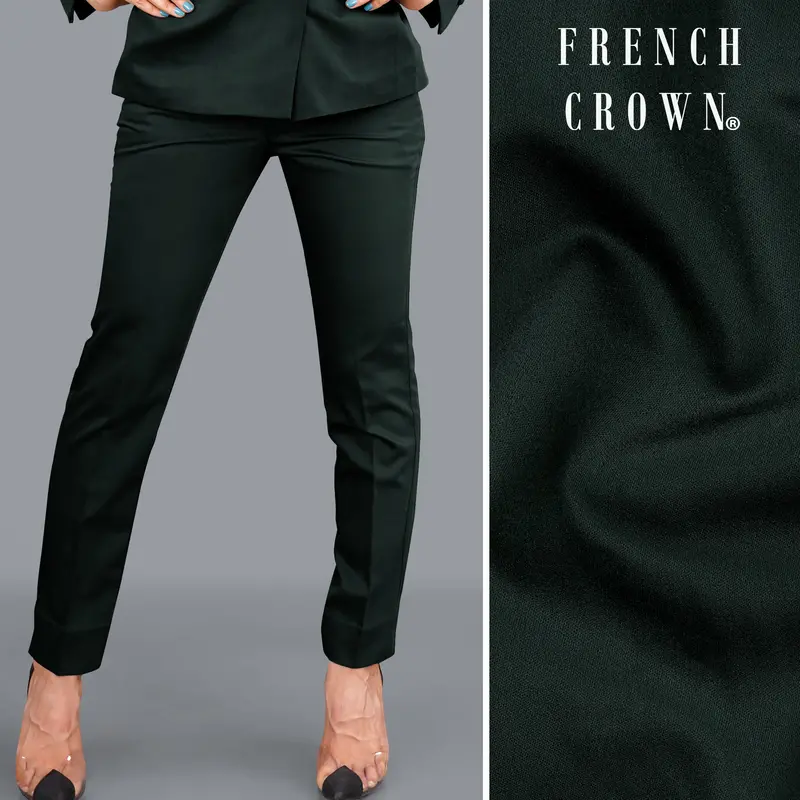 Juniper Green Subtle Sheen Women's Pant 1