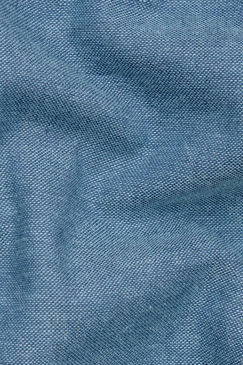 Kashmir Blue Luxurious Linen Shirt 3