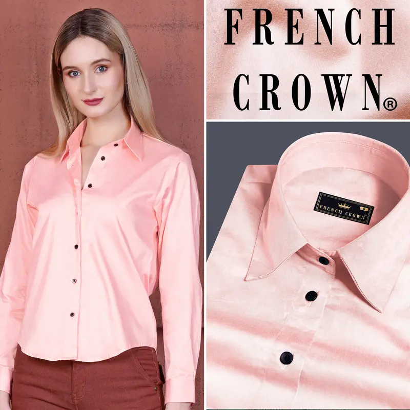 Kawaii Peach Premium Cotton Shirt 1