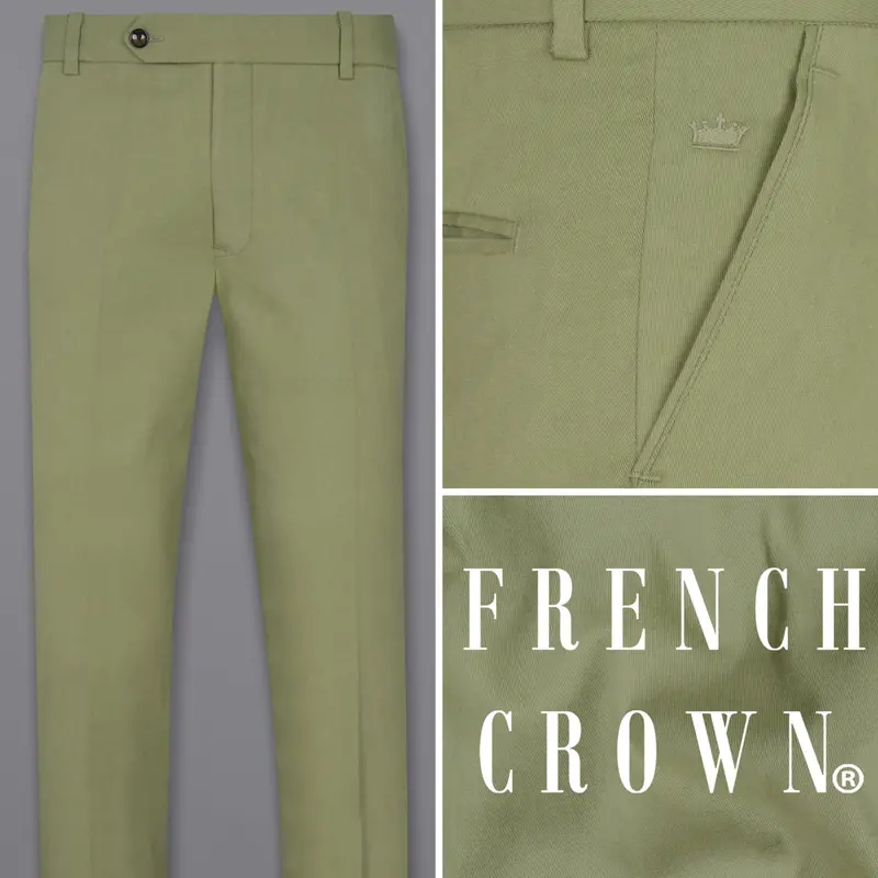 Kelp Green Heavyweight Premium Cotton Pant 1