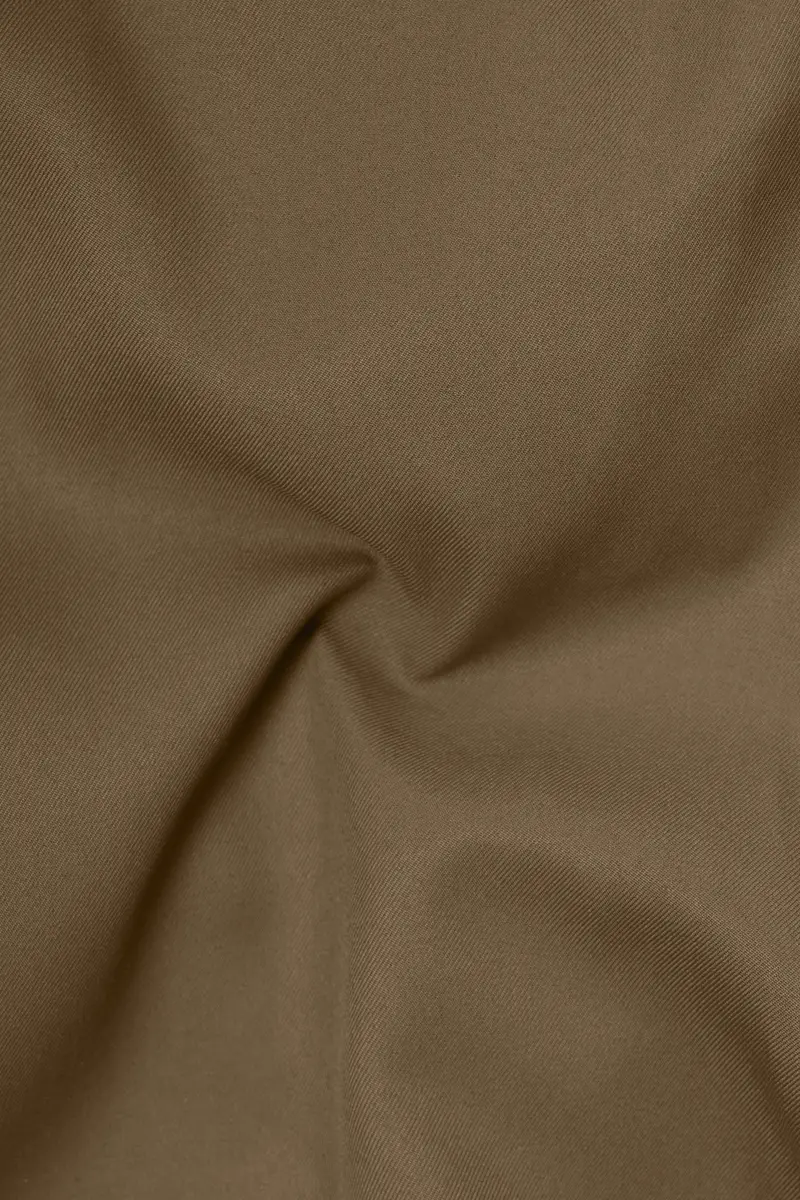 Khaki Brown Cross Placket Bandhgala Blazer 3