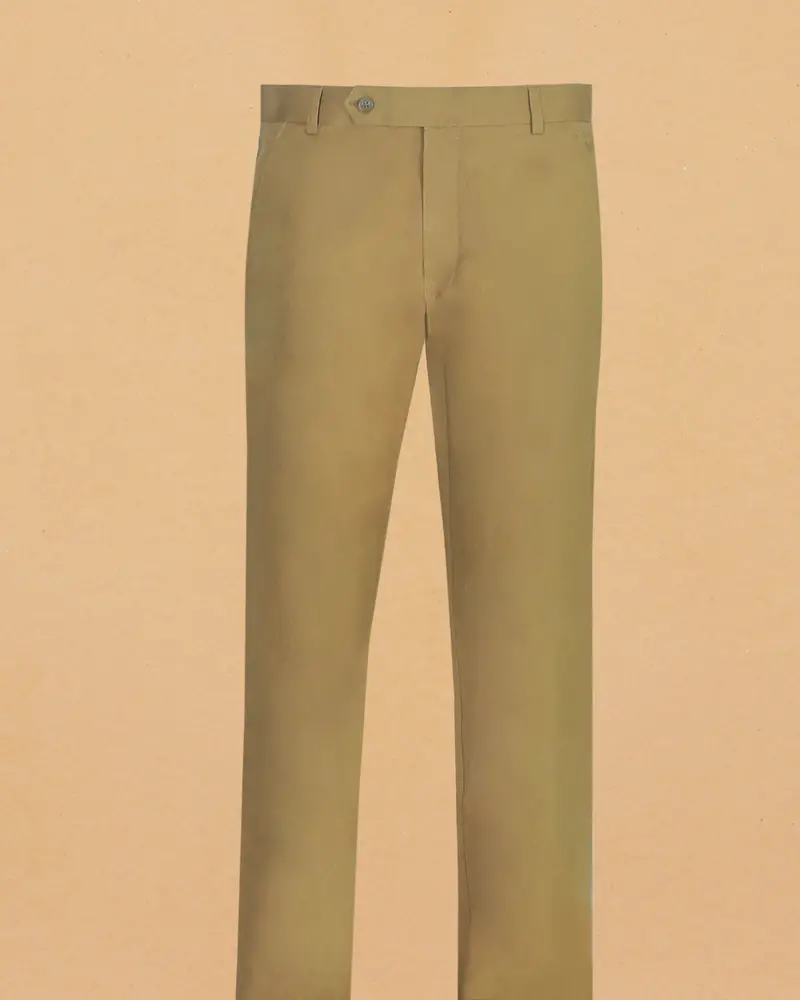 Khaki Cotton Pant 1