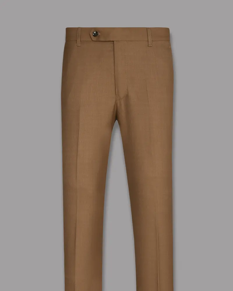 Khaki Wool Rich Pant 4