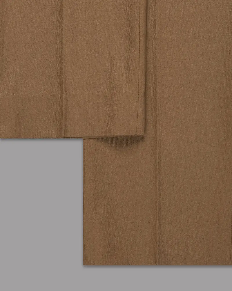 Khaki Wool Rich Pant 6