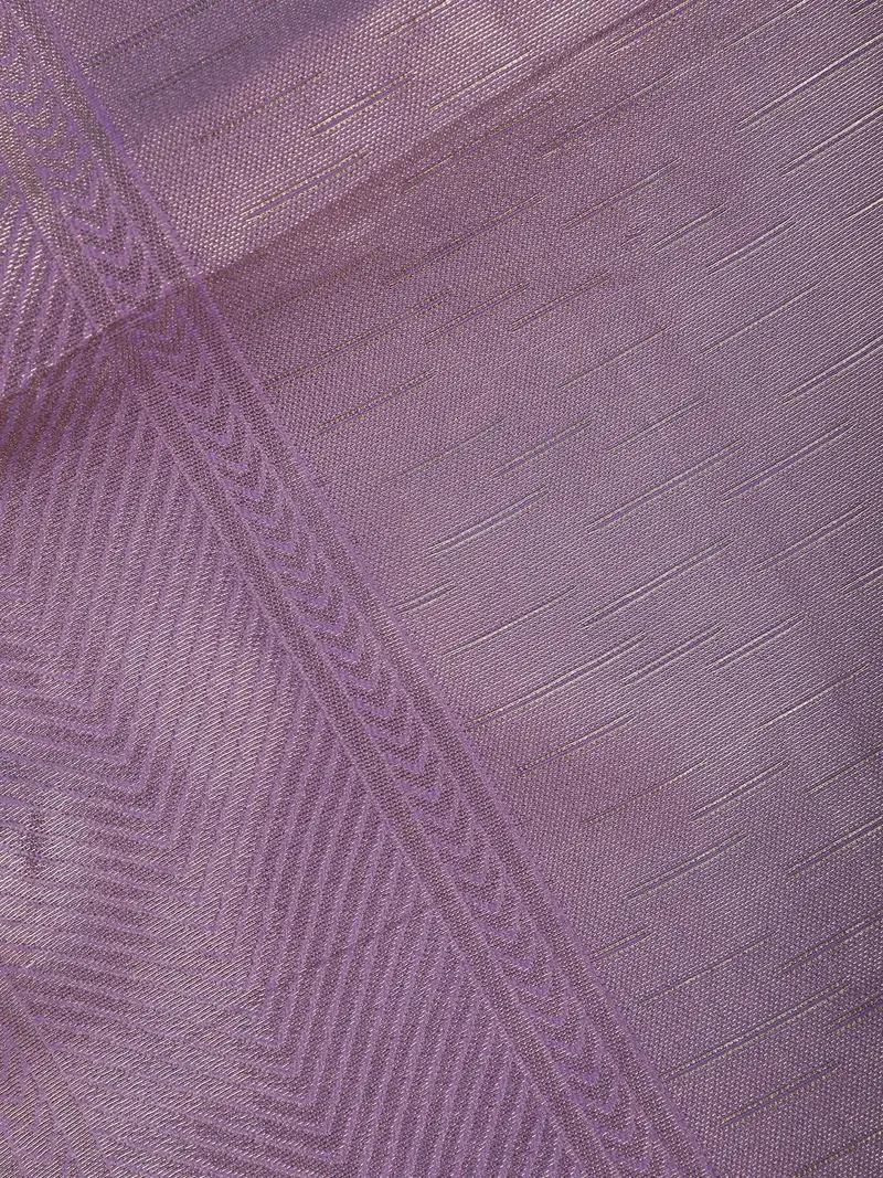 Lavender Minimal Design Woven Tissue Silk Saree 2
