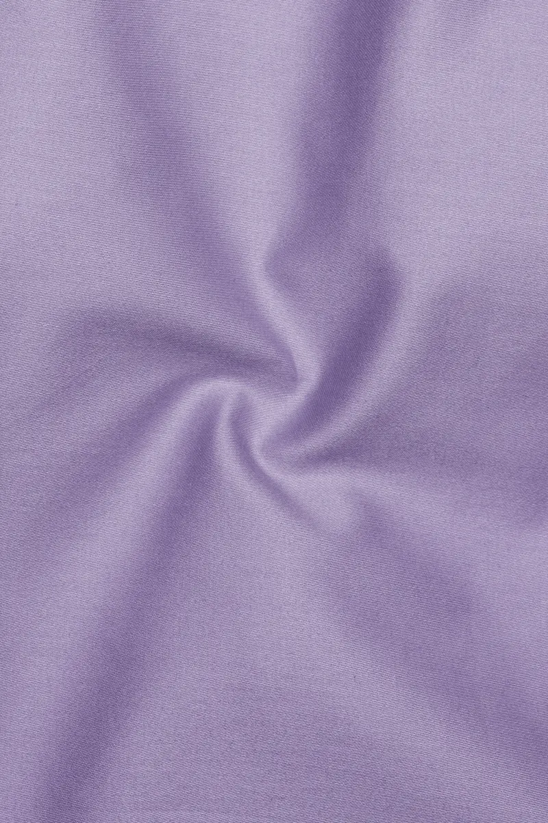 Lavero-Pastel Purple Subtle Sheen Super Soft Premium Cotton Tuxedo Dress Shirt 3