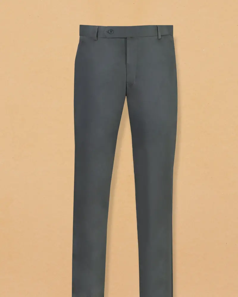 Lead Grey Cotton Pant 1