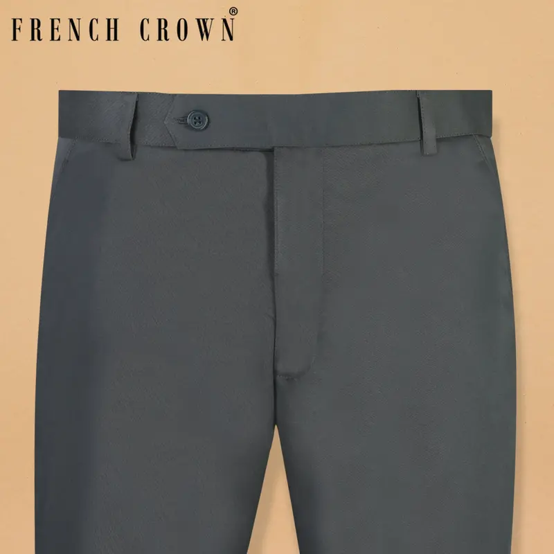 Lead Grey Cotton Pant 5