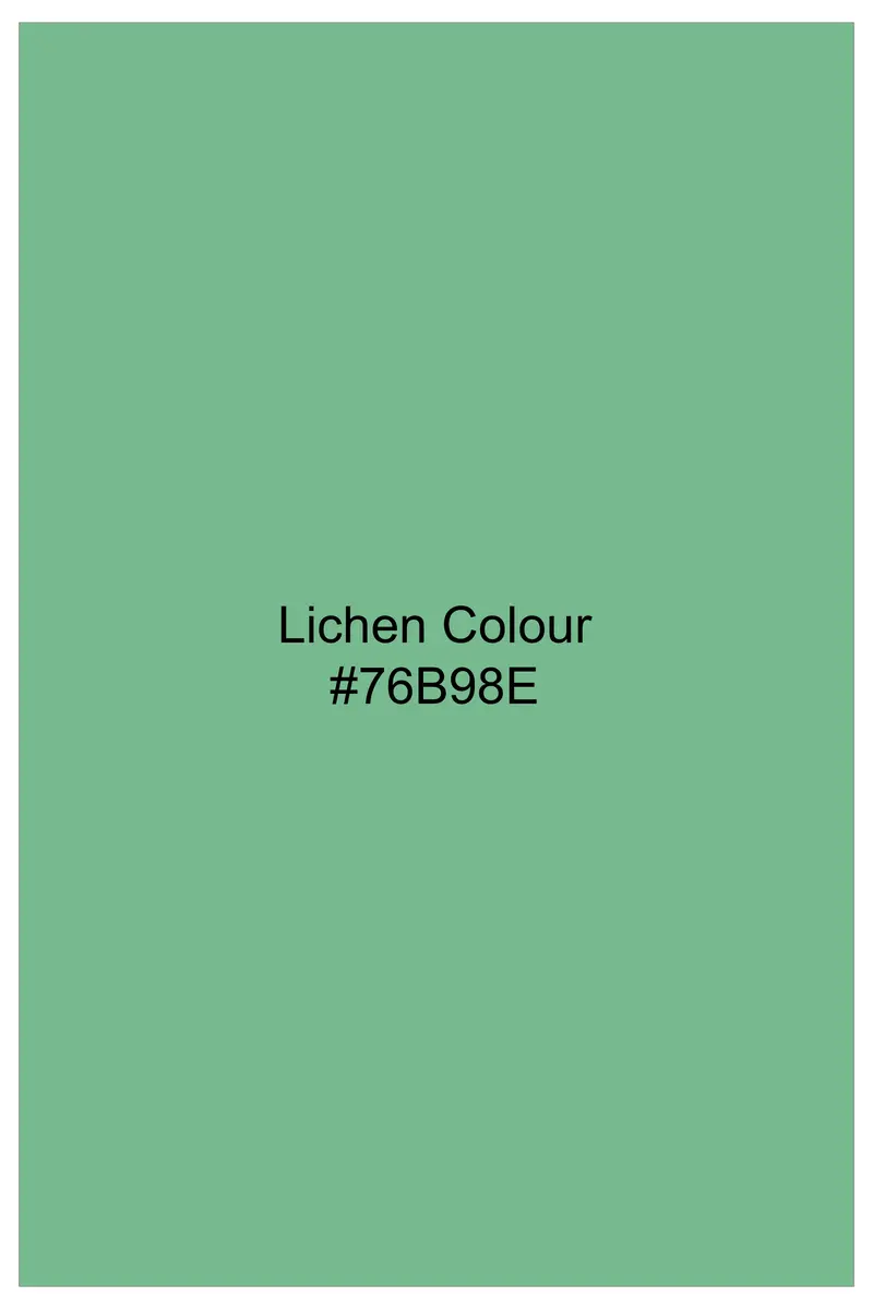 Lichen Green Checked Twill Premium Cotton Shirt 8