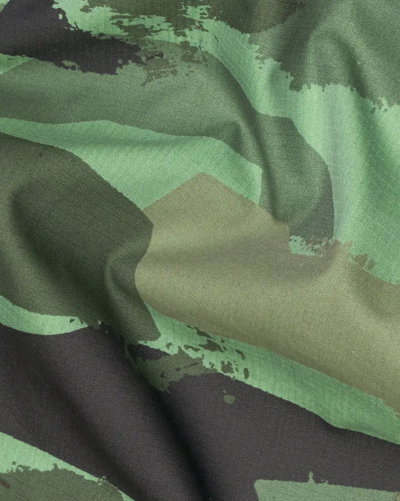 Lichen Green With Thunder Brown Camouflage Single Breasted Designer Blazer 3