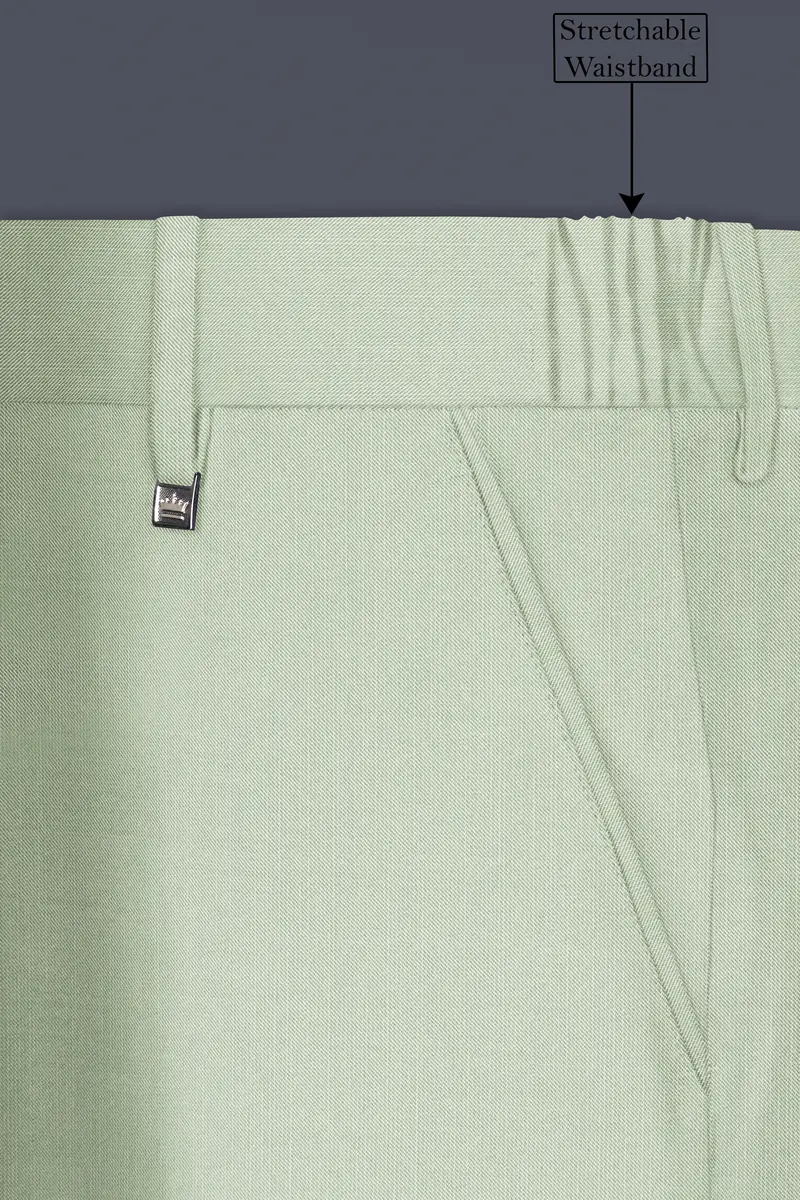 Lichen-Norway Green Wool Rich Tuxedo Slight Stretch Suit 14