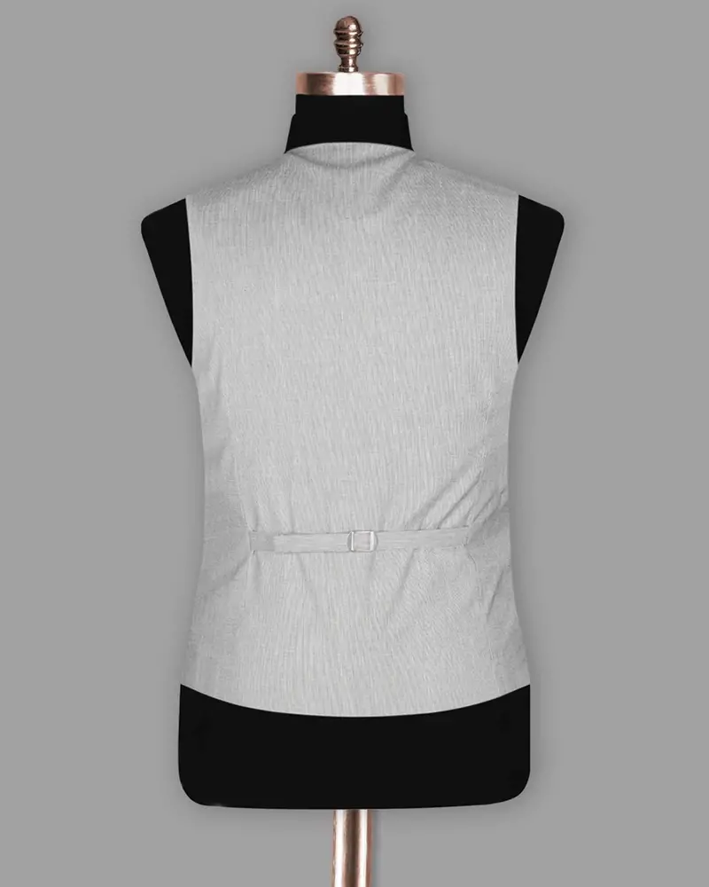 Light Grey Premium Cotton Sport Waistcoat 6