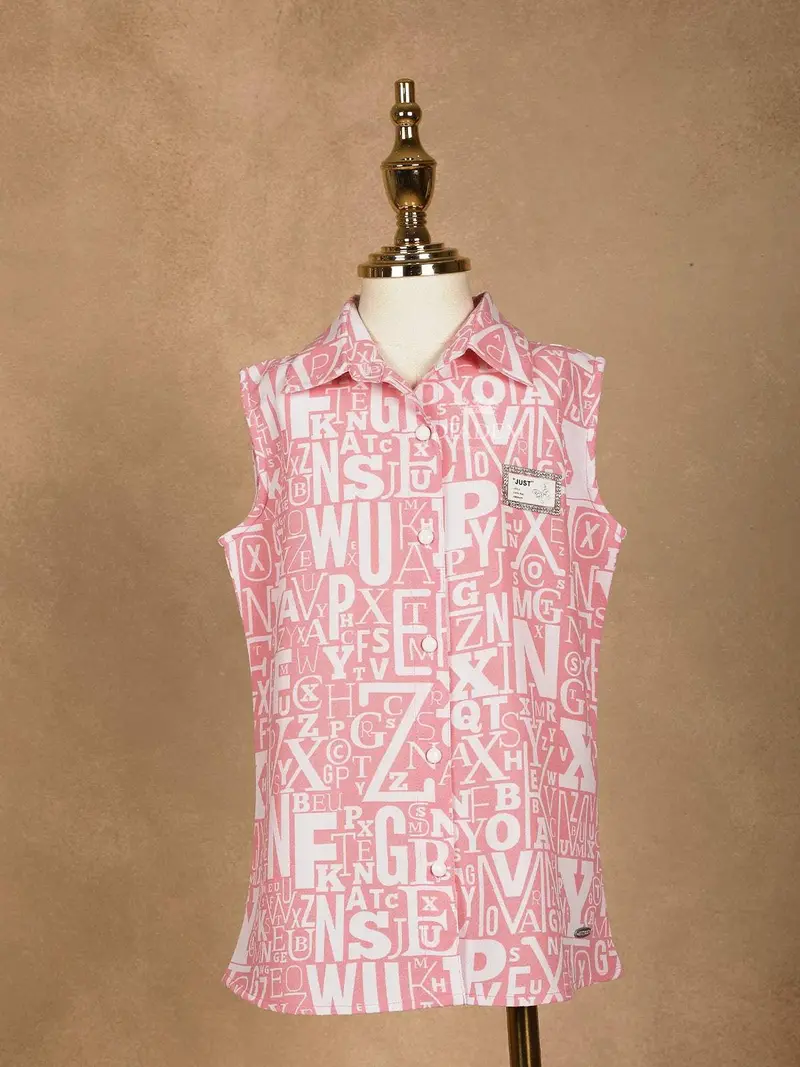 Light Pink Cotton Shirt Adorned With Fancy Prints 1