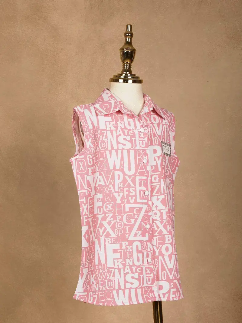 Light Pink Cotton Shirt Adorned With Fancy Prints 3