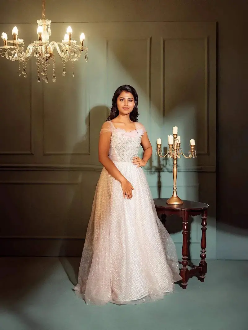 Light Pink Gown With Beads And Stones 1