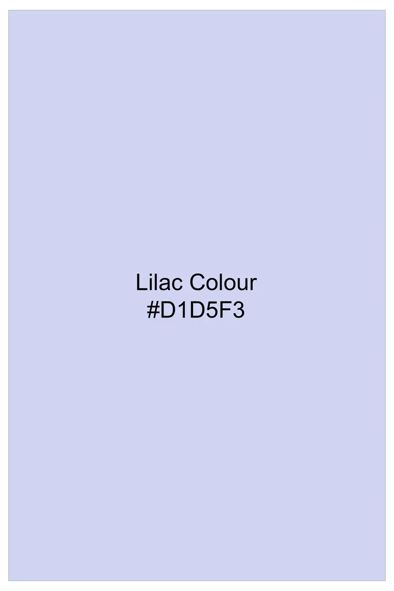 Lilac Blue Dobby Textured Premium Giza Cotton Shirt 13