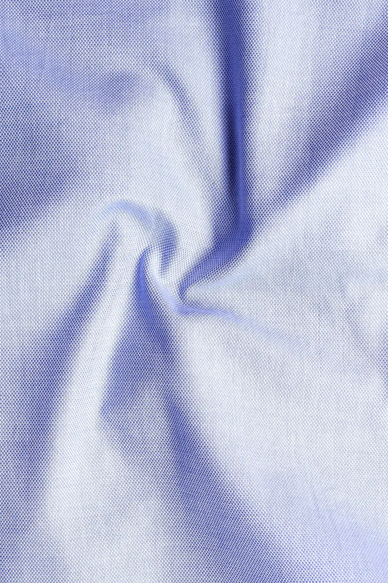 Lilac Blue Dobby Textured Premium Giza Cotton Shirt 2